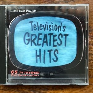 Teevee toons Televisions greatest hits CD music Media Unisex themes from 50s 60s